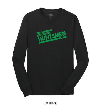 Huntington Huntsmen "Athletic Stripes" Long Sleeve Tee Shirt