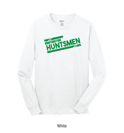 Huntington Huntsmen "Athletic Stripes" Long Sleeve Tee Shirt