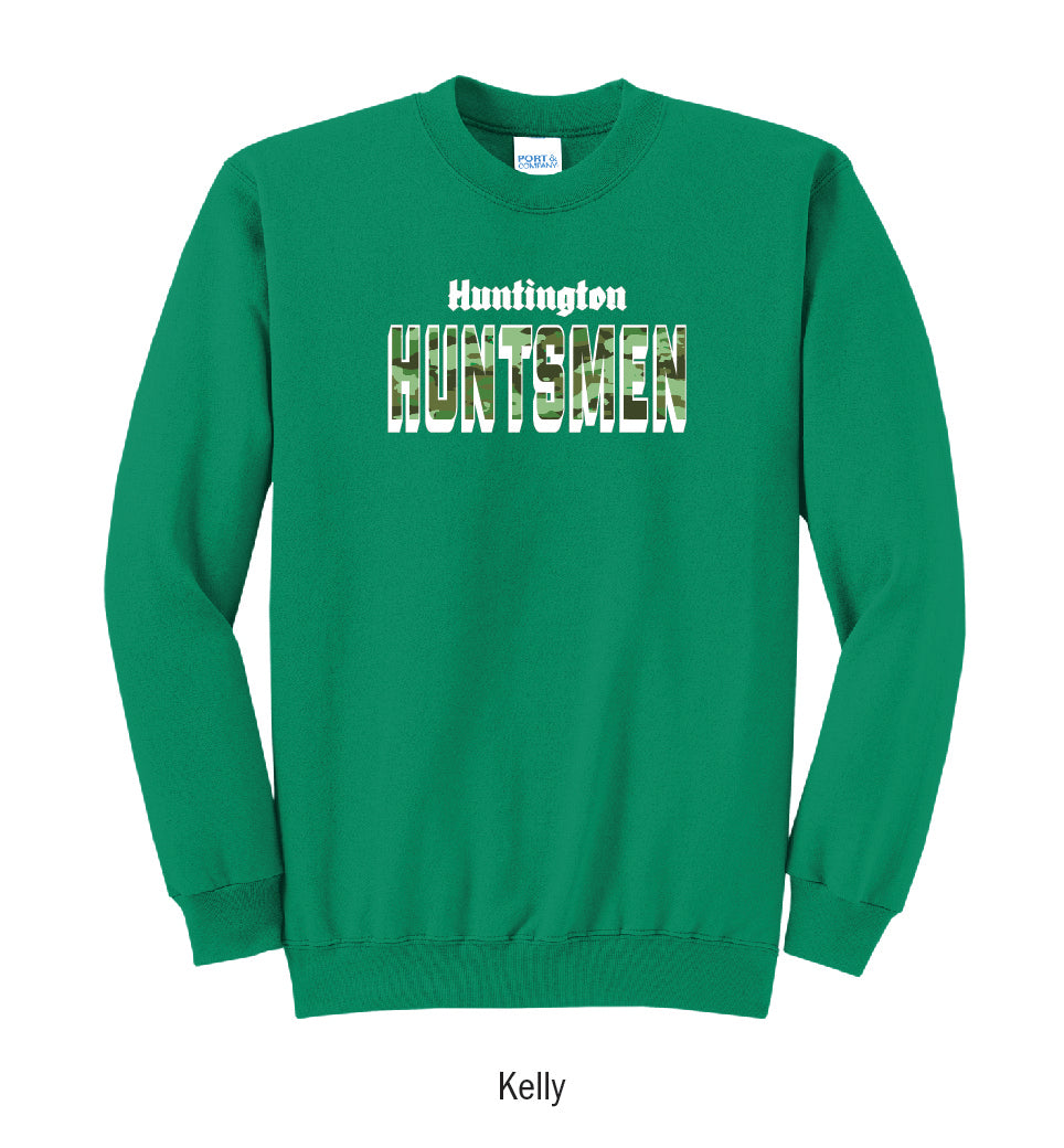 Huntington Huntsmen "Camo" Crewneck Sweatshirt