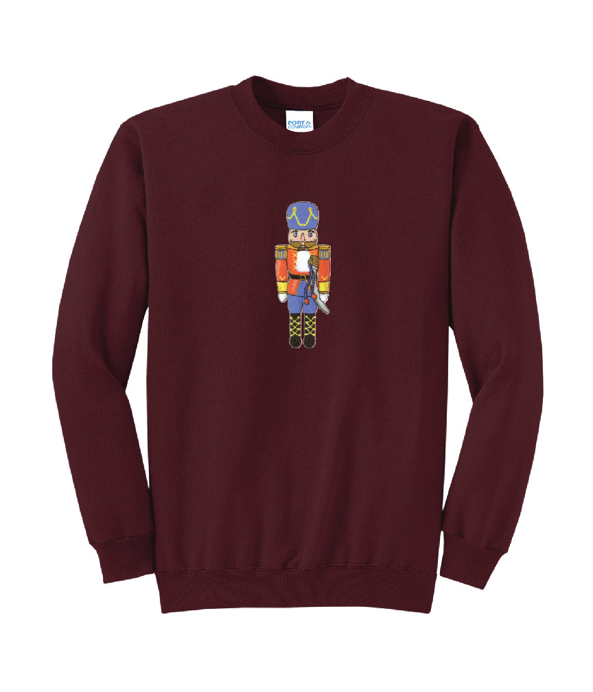 Nutcracker Embroidered Crewneck Sweatshirt