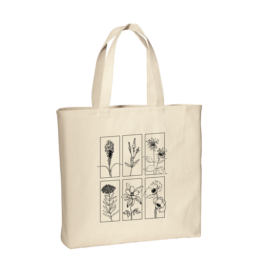 Ohio Wildflowers (without Names) Twill Tote Bag