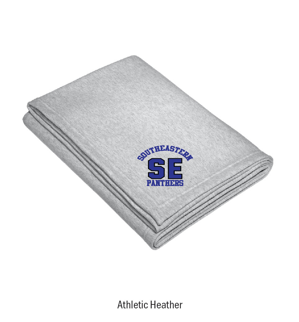 Southeastern Panthers Embroidered Fleece Sweatshirt Blanket