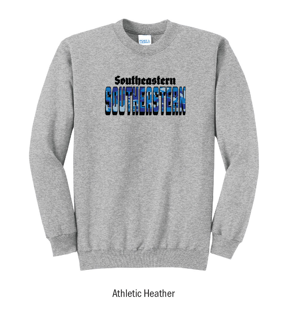 Southeastern Panthers "Camo" Crewneck Sweatshirt