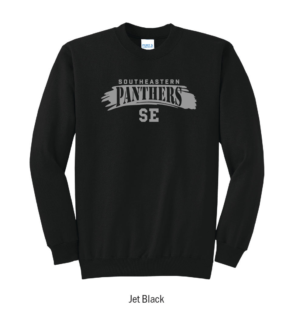 Southeastern Panthers "Paintbrush Stroke" Crewneck Sweatshirt