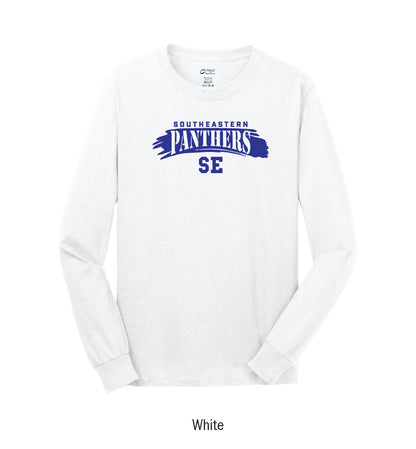 Southeastern Panthers "Paintbrush Stroke" Long Sleeve Tee Shirt