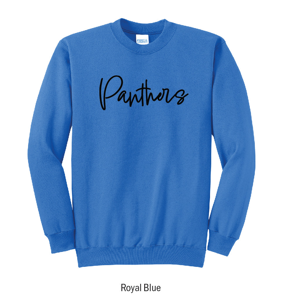 Southeastern Panthers Puff Script Crewneck Sweatshirt