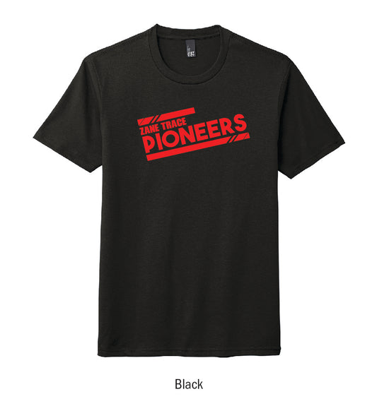 Zane Trace Pioneers "Athletic Stripes" Tee Shirt