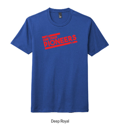 Zane Trace Pioneers "Athletic Stripes" Tee Shirt