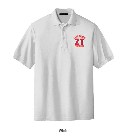 Zane Trace Pioneers Embroidered Cotton Polo