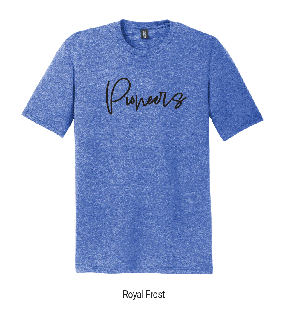 Zane Trace Pioneers "Puff-Script" Tee Shirt