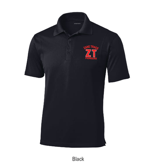 Zane Trace Pioneers Embroidered Performance Polo