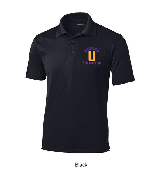 Unioto Shermans Embroidered Performance Polo