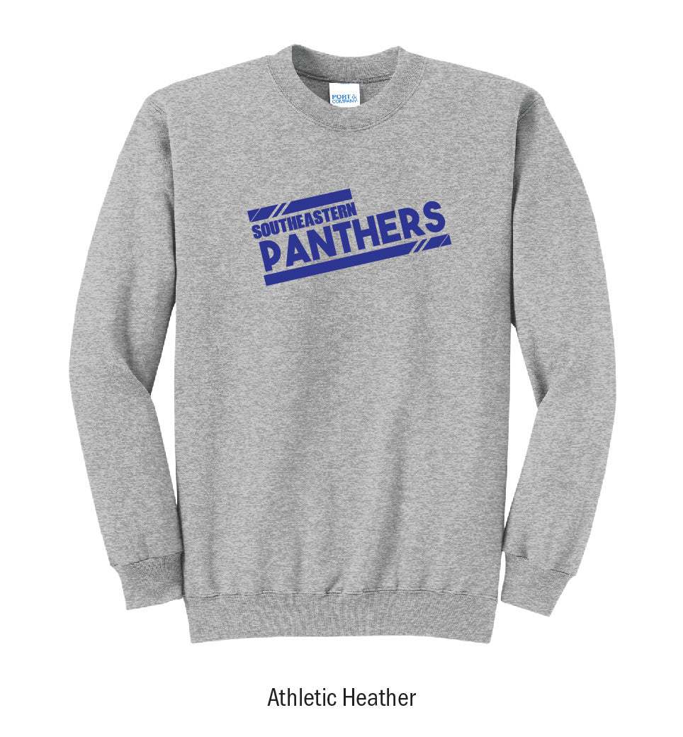 Southeastern Panthers "Athletic Stripes" Crewneck Sweatshirt