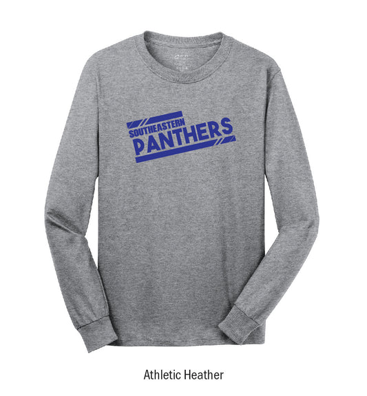 Southeastern Panthers "Athletic Stripes" Long Sleeve Tee Shirt