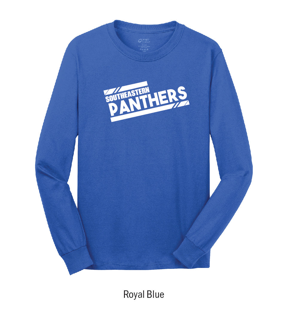 Southeastern Panthers "Athletic Stripes" Long Sleeve Tee Shirt