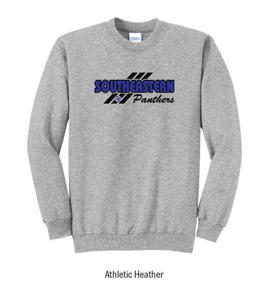 Southeastern Panthers "3-Stripe" Crewneck Sweatshirt