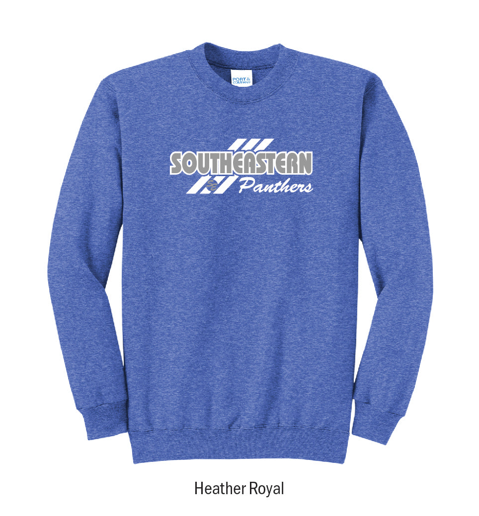 Southeastern Panthers "3-Stripe" Crewneck Sweatshirt