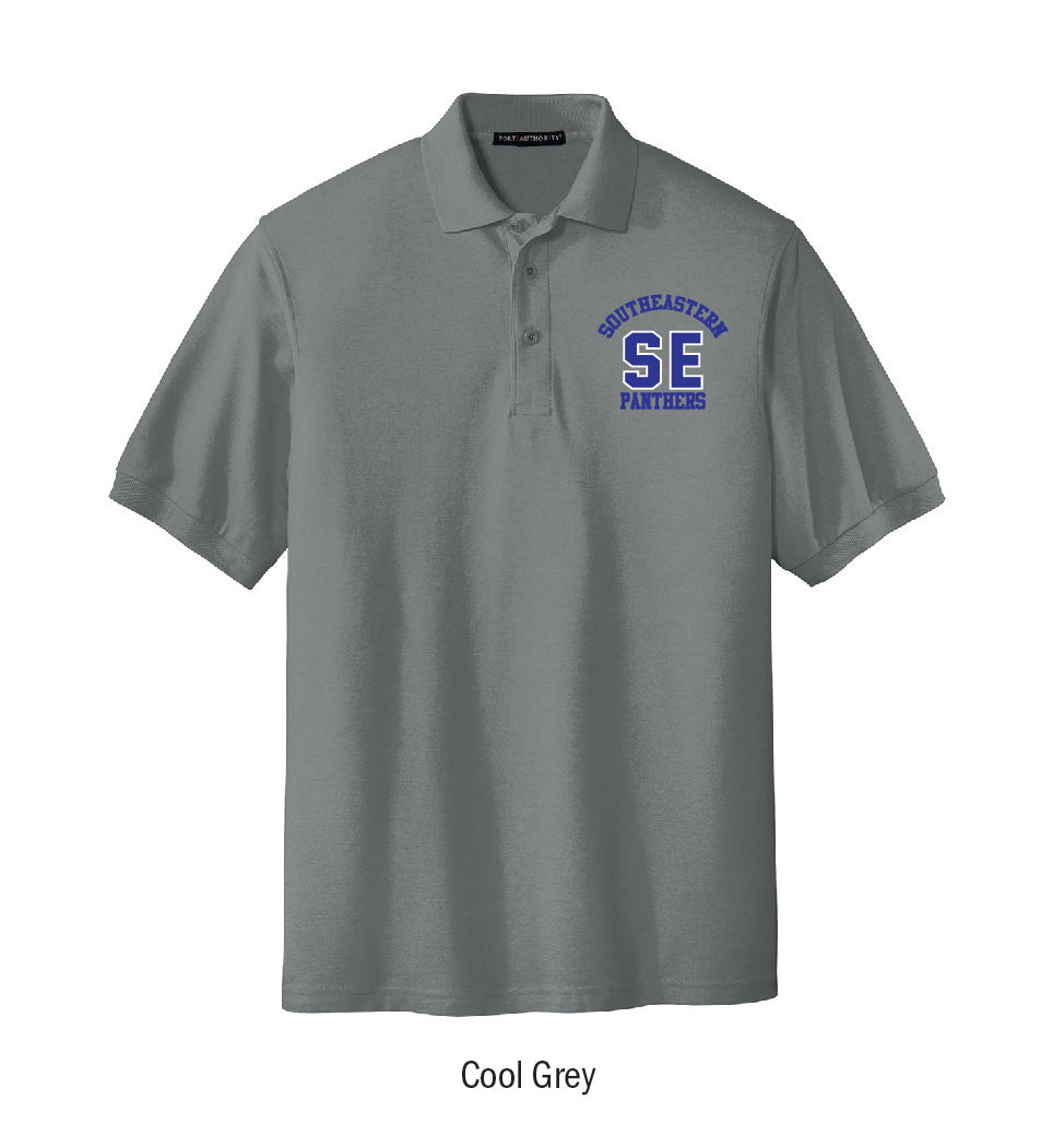 Southeastern Panthers Embroidered Cotton Polo