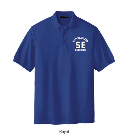 Southeastern Panthers Embroidered Cotton Polo