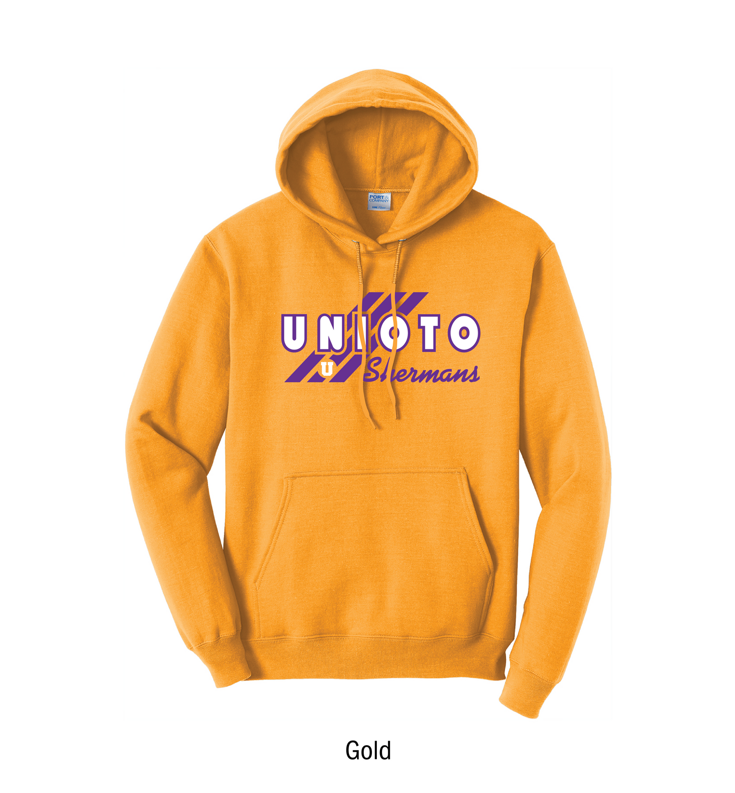 Unioto Shermans "3-Stripe" Pullover Hoodie