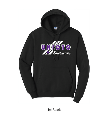 Unioto Shermans "3-Stripe" Pullover Hoodie