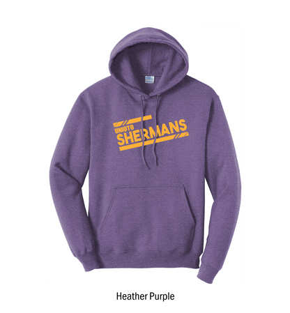 Unioto Shermans "Athletic Stripes" Pullover Hoodie