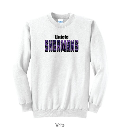 Unioto Shermans "Camo" Crewneck Sweatshirt