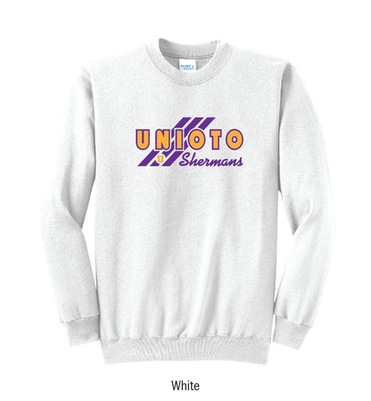 Unioto Shermans "3-Stripe" Crewneck Sweatshirt