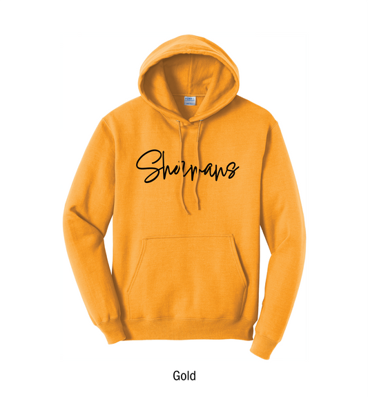 Unioto Shermans "Puff-Script" Pullover Hoodie