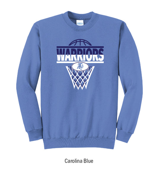 Adena Warriors Basketball Net Crewneck Sweatshirt