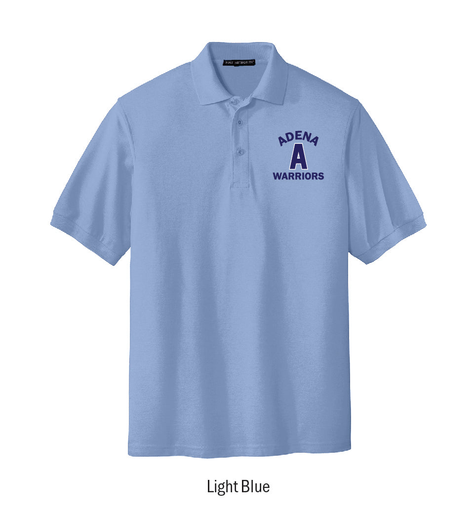 Adena Warriors Embroidered Cotton Polo