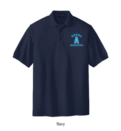 Adena Warriors Embroidered Cotton Polo