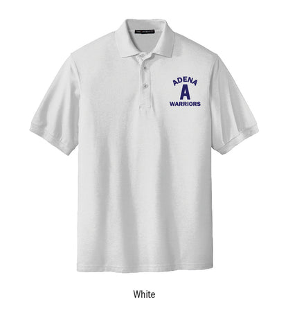 Adena Warriors Embroidered Cotton Polo