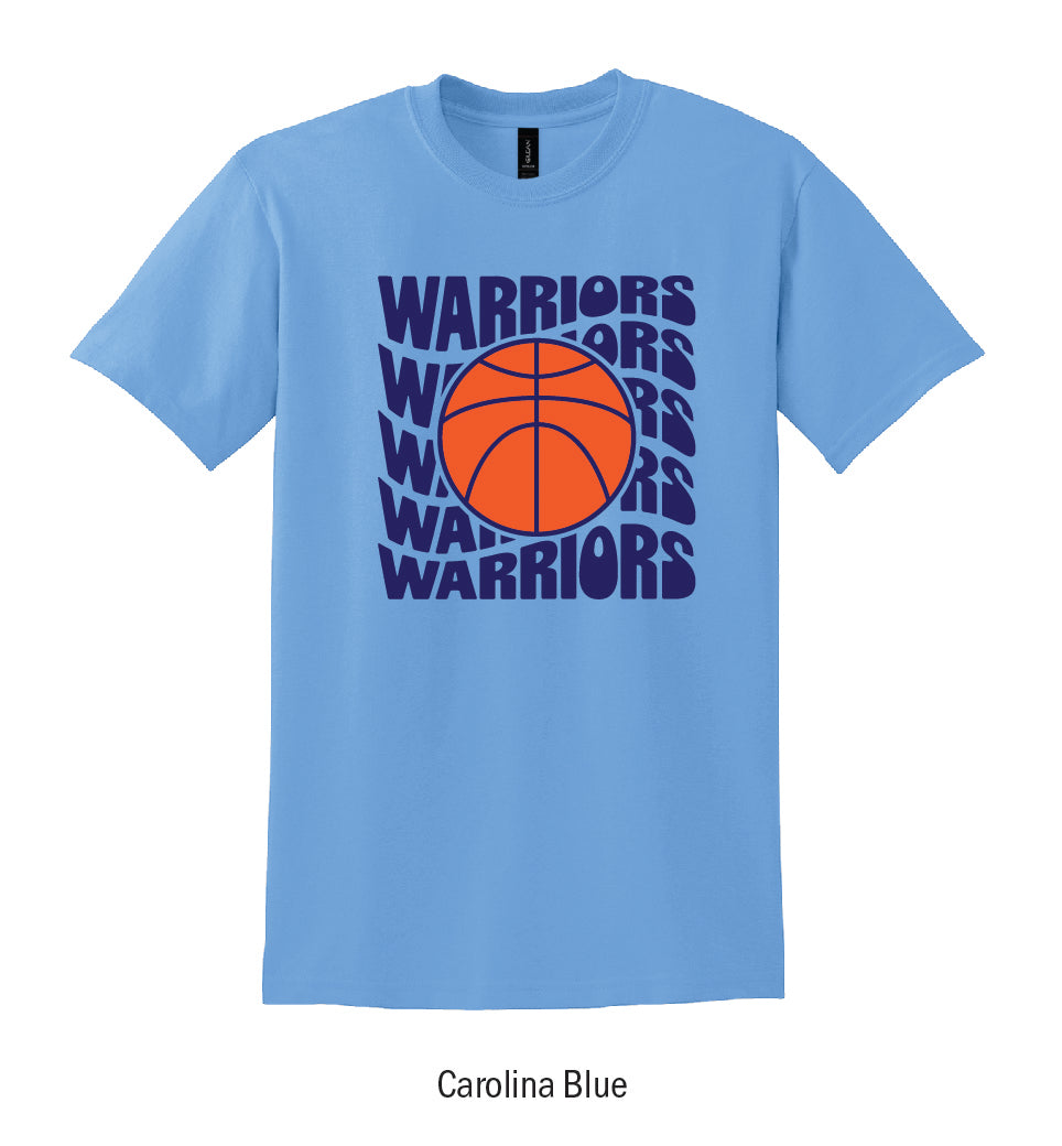 Adena Warriors Retro Basketball Tee Shirt