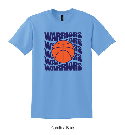 Adena Warriors Retro Basketball Tee Shirt