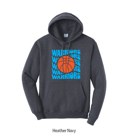 Adena Warriors Retro Basketball Pullover Hoodie