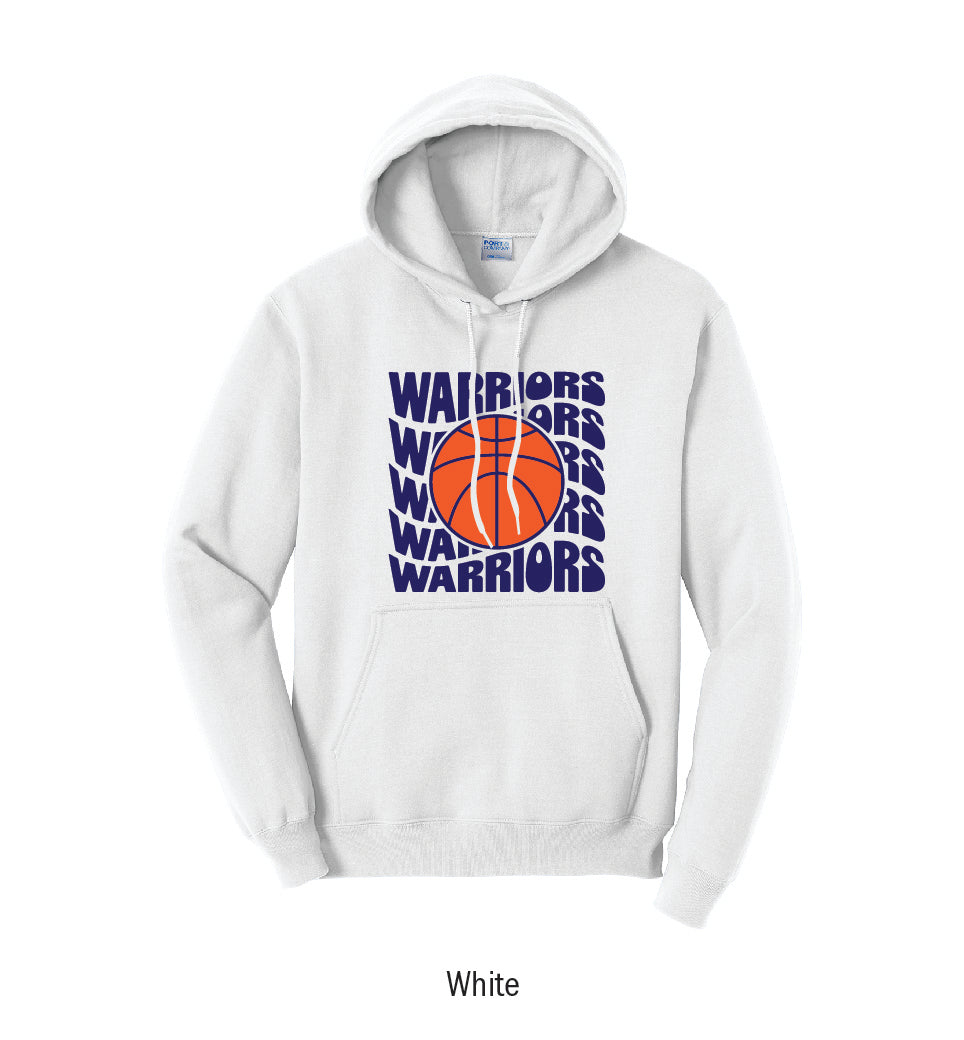 Adena Warriors Retro Basketball Pullover Hoodie