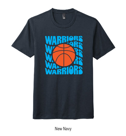 Adena Warriors Retro Basketball Tee Shirt