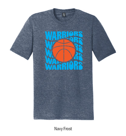 Adena Warriors Retro Basketball Tee Shirt