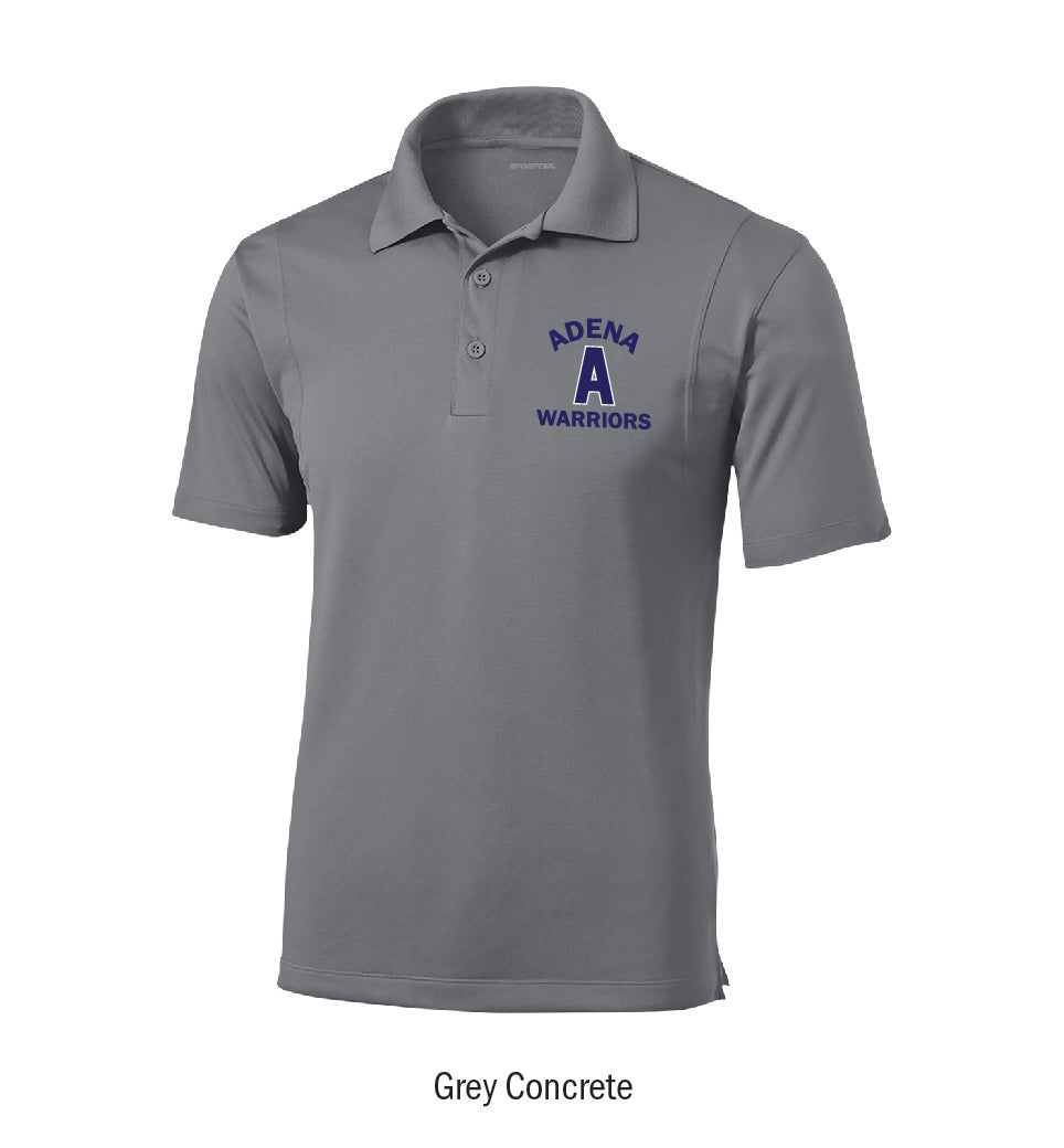 Adena Warriors Embroidered Performance Polo