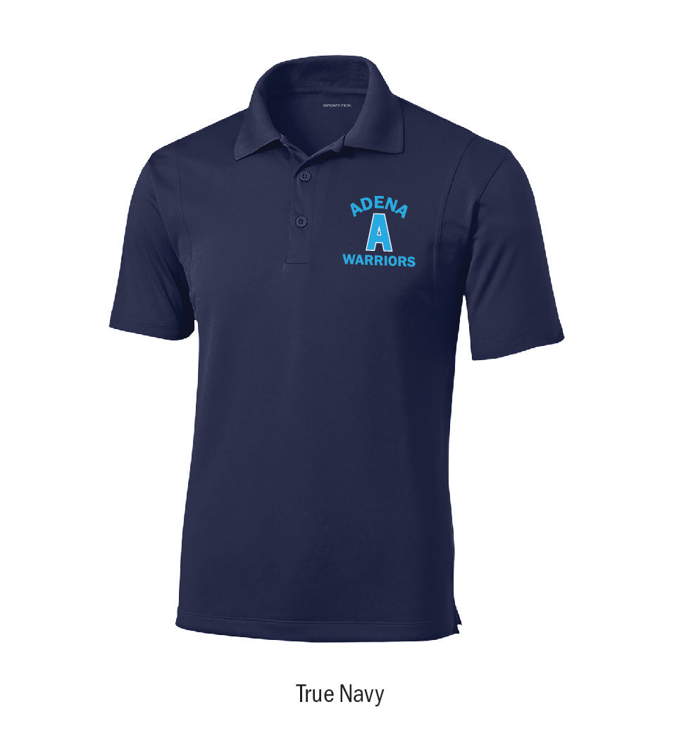 Adena Warriors Embroidered Performance Polo