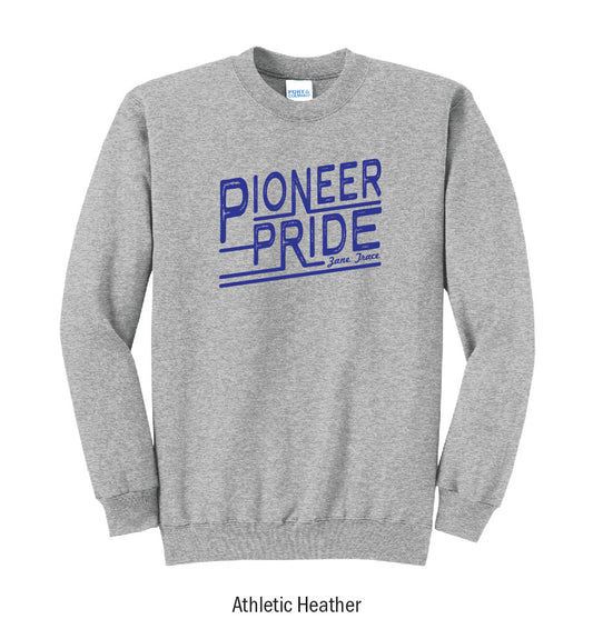 Zane Trace Pioneers "Pride Stamp" Crewneck Sweatshirt