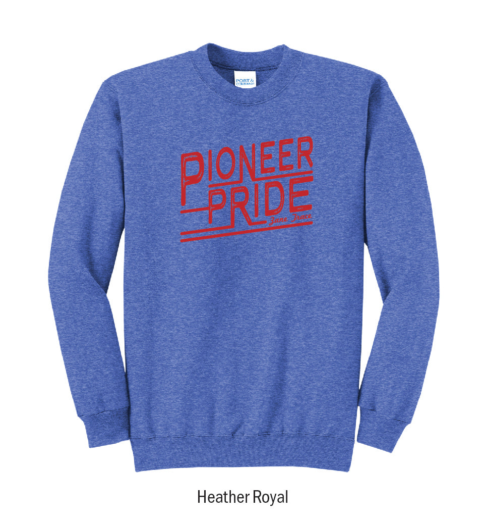 Zane Trace Pioneers "Pride Stamp" Crewneck Sweatshirt