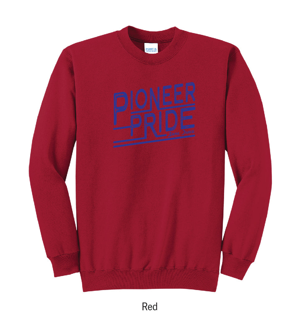 Zane Trace Pioneers "Pride Stamp" Crewneck Sweatshirt