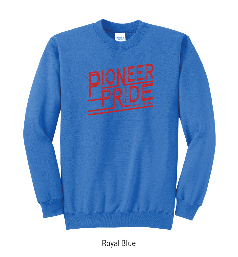 Zane Trace Pioneers "Pride Stamp" Crewneck Sweatshirt